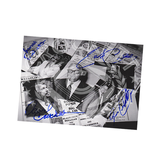 Autograhped Crockett Family Photo